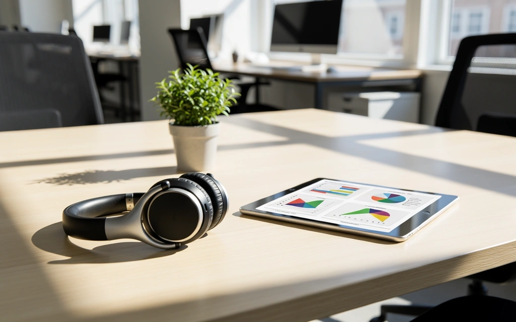 Professional intelligence analyst workspace